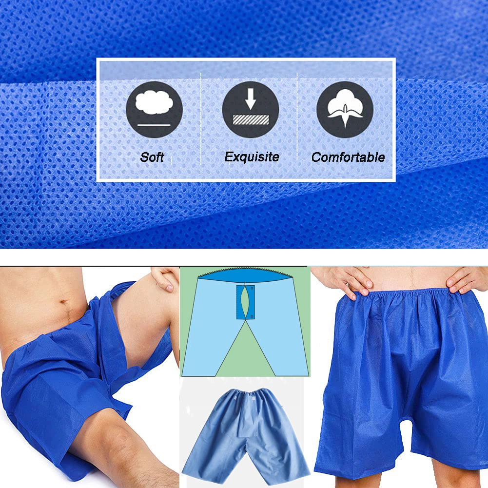 Disposable Nonwoven Medical Man Underwear Boxer