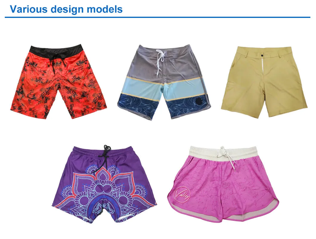 Wholesale Plus Size Shorts Inseam Men Fashion Clothing Swim Trunks with Compression Liner
