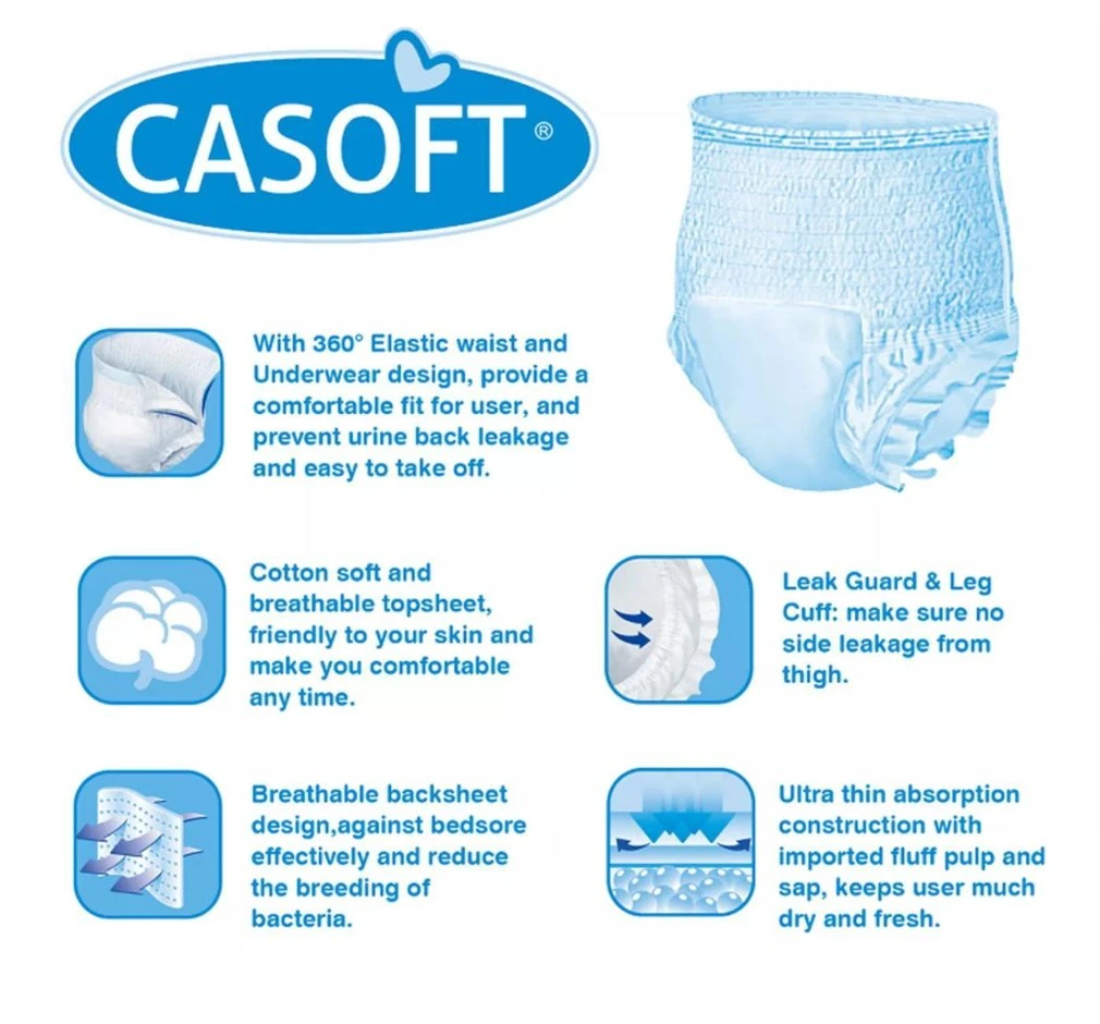 Casoft CE FDA Bedwetting Underwear Girls/Lady Period Pants/ Woman Sanitary Napkin Pants/Lady Menstrul Pants/Underwear