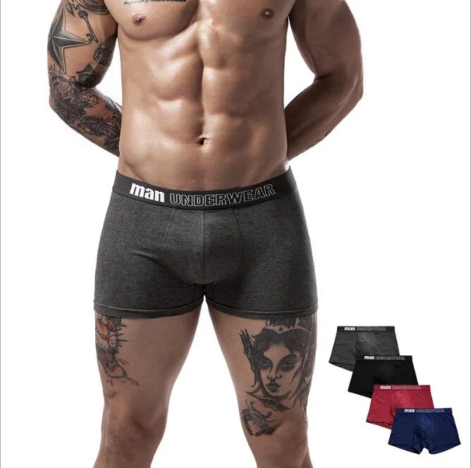 Men&prime; S Cotton Briefs Seamless Underwear Boxers Breathable Briefs