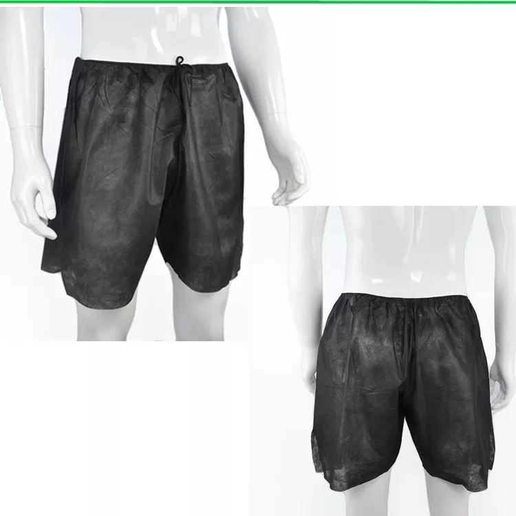 Disposable Non Woven Men&prime; S Boxers Shorts Pants Briefs Underwear for Sauna SPA