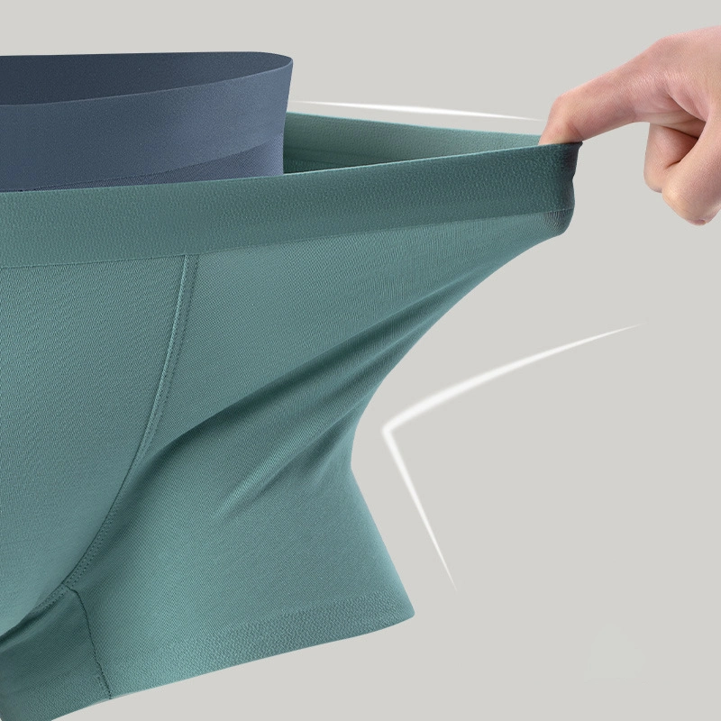 Cheap Soft OEM Customized Plus Size Cotton Underwear Boxer Briefs for Men
