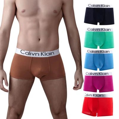 Wholesale Stock Lot Underwear for Man Classical Cotton Boxershorts Male Basics Boxer Briefs